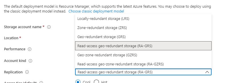 Replication for storage account in Azure – DataLyseis